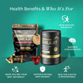 BeepWell Shilajit Combo – Resin (80 Servings) + Gummies with Ashwagandha (60 Ct) – Vegan, No Added Sugar