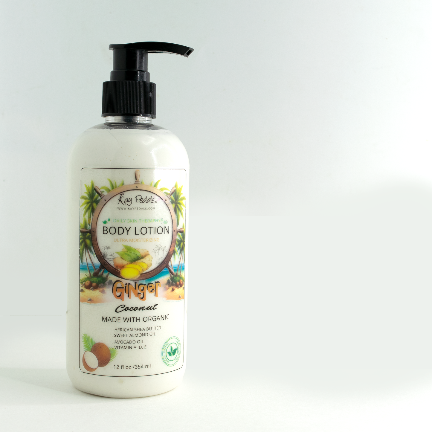 Ginger Coconut Natural Body Lotion