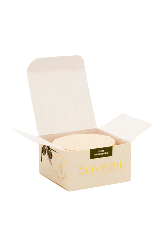 Olive Oil Soap, All-Natural, Unscented, 100g