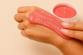 Foaming Sugar Scrub with Pink Clay